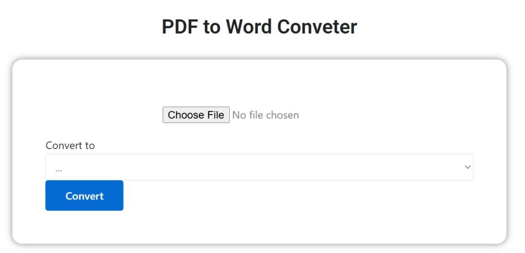 pdf to word online converter